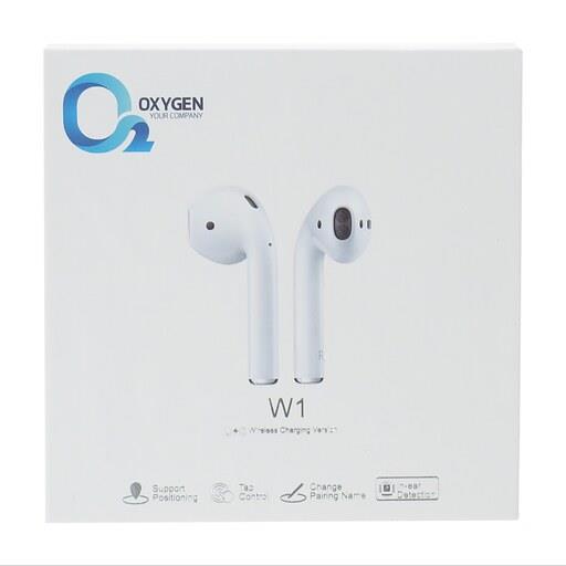 هنذفری بلوتوثی دو گوش طرح ایرپاد OXYGEN W1